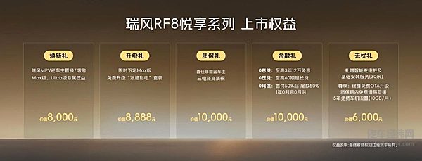 瑞风RF8悦享系列上市，17.69万-22.69万限时抢购，全能满配越级而来！