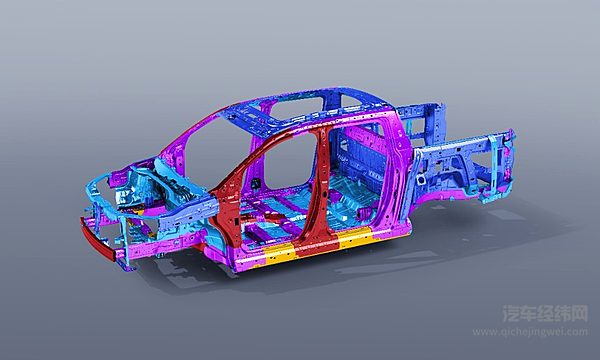 雷达RD6内骨骼一体化车身结构
