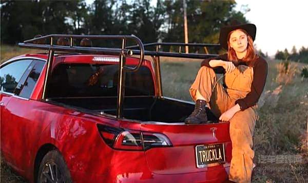 教特斯拉造车？女车主爆改皮卡版Model 3