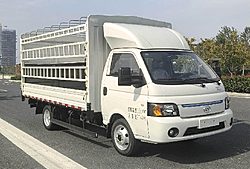 黃海汽車鑫程-100kw 4X2 4.01米 倉柵式純電動微卡載貨車 (DD5040CCYPVEV1)65.66kwh
