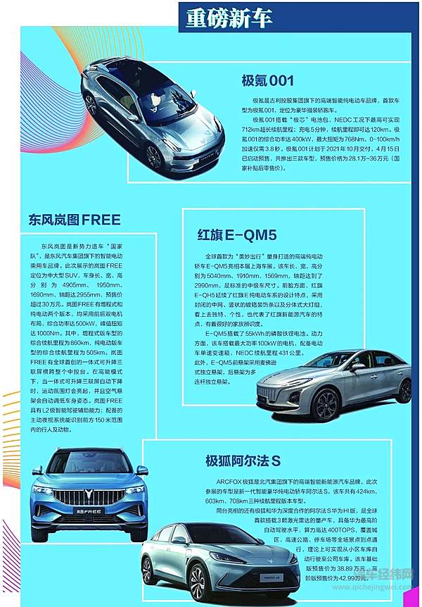 重磅新车首发 看2021上海车展如何拥抱变化