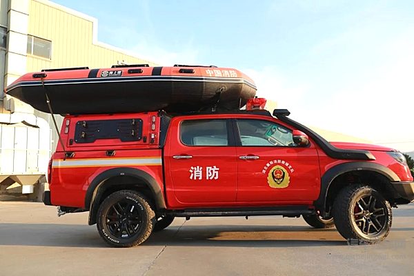 江淮皮卡救援先锋！168台江淮T8PRO夜鹰消防救援前突皮卡车开启交付