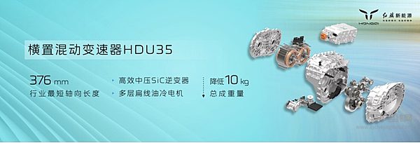 【红旗横置混动变速器HDU35】