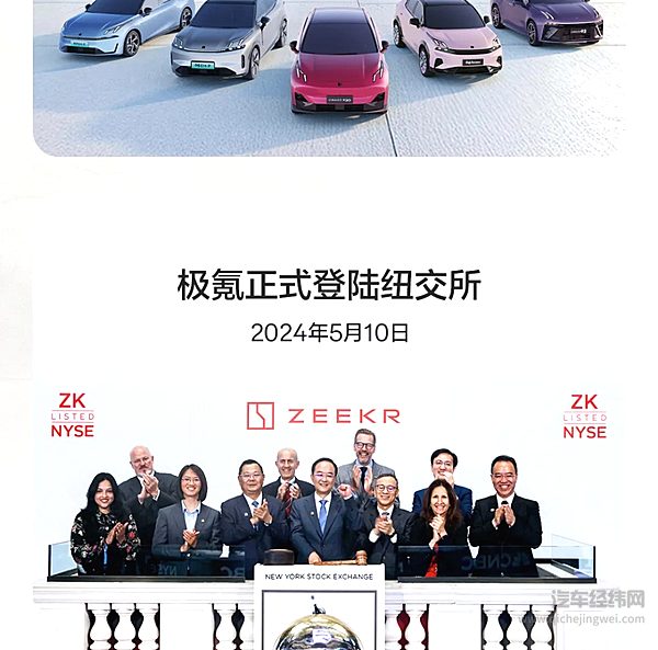 极氪科技集团首次财报超千亿