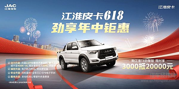 618购江淮皮卡详解：3分钟看完再买 省2.2万！