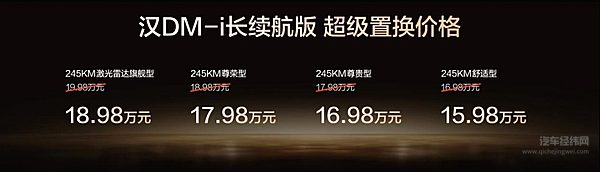 与百万用户共创！比亚迪汉长续航版上市 补贴后15.98万元起