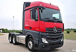奔馳卡車Actros 600kw 4X2 純電動重卡牽引車 600kwh