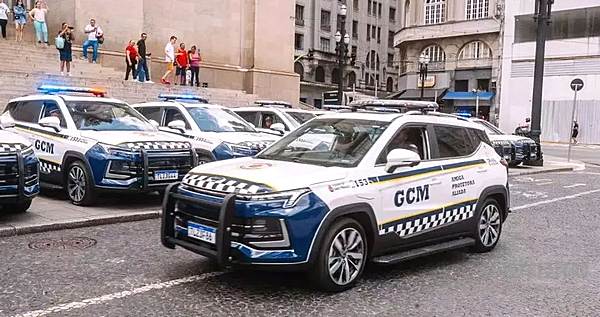 江汽集团电动车再次批量交付巴西警察局