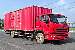 江淮德沃斯V8 195馬力 4X2 4.72米 廂式國(guó)六中卡載貨車(chē) (HFC5181XXYB80K1D4S-1)
