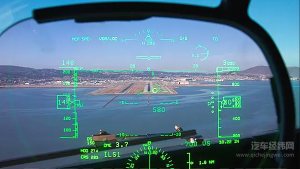 某型客机平视系统画面