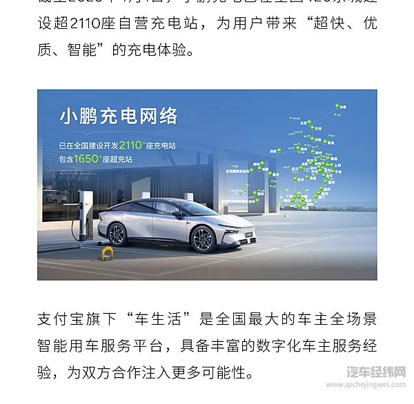 小鹏充电与支付宝深化战略合作 共创数字化充电新时代