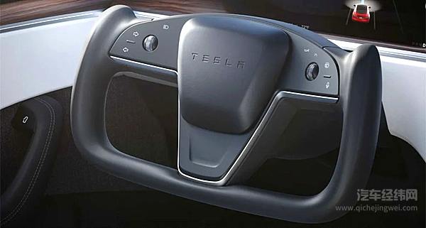 特斯拉新车内饰“大做文章” 我们不需要奇形怪状的方向盘 