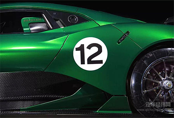 自吸V8、1.2吨下压力，Senna劲敌Brabham BT62来了！