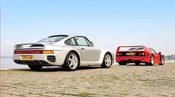 保时捷 959 与法拉利 F40