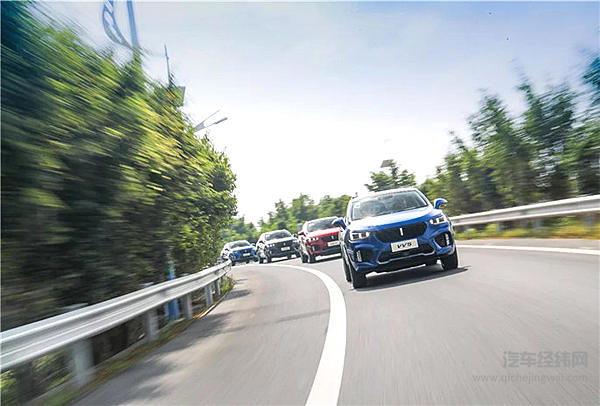 VV7/VV5车队三亚驰骋引注目 WEY品牌2018加速度持续领航