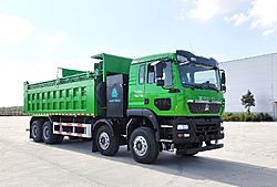 中国重汽豪沃HOWO TX EV 490kw 8X4 5.6米 纯电动重卡自卸车 (ZZ3317Y446GZ1BEV40)