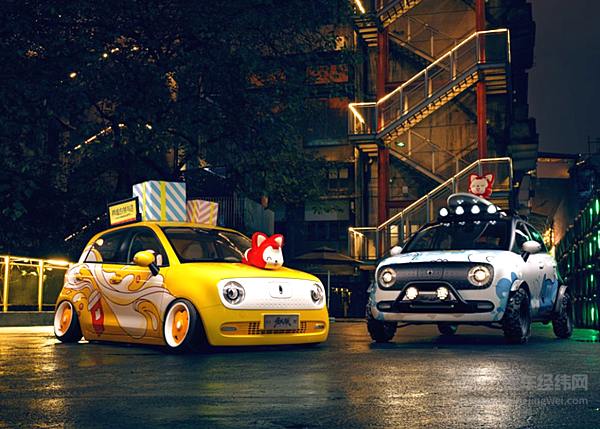 欧拉猫系家族亮相天津车展 一起来撸“猫”