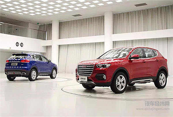 SUV也有红蓝CP配 哈弗H4时尚感信手拈来