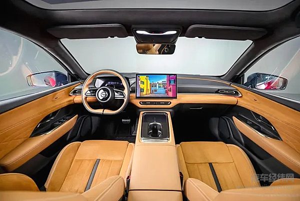 树立合资新能源豪华标准长安马自达MAZDAEZ-6内饰设计解读