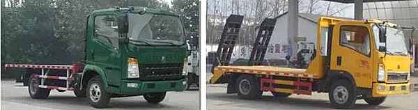 HOWO轻卡蓝牌“十吨王+王中王”平板运输车