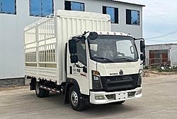 中國重汽輕卡悍將M 115馬力 4X2 3.3米 倉柵式國六輕卡載貨車 (萬里揚變速箱)(ZZ5047CCYG3215F144B)