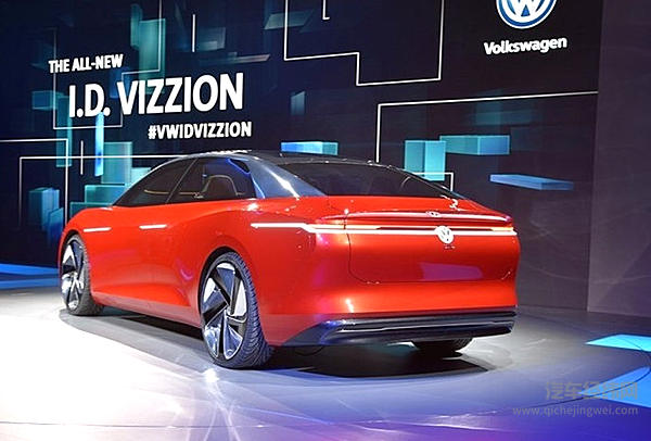 大众I.D. Vizzion将于北京车展亚洲首发