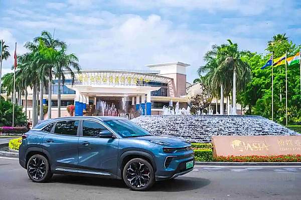 服务2021博鳌亚洲论坛的奇瑞新能源纯电动SUV大蚂蚁