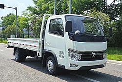 福田時(shí)代汽車領(lǐng)航S1 創(chuàng)業(yè)版 122馬力 4X2 4.12米 欄板式國(guó)六微卡載貨車 (東安變速箱)(BJ1035V5JV6-30)