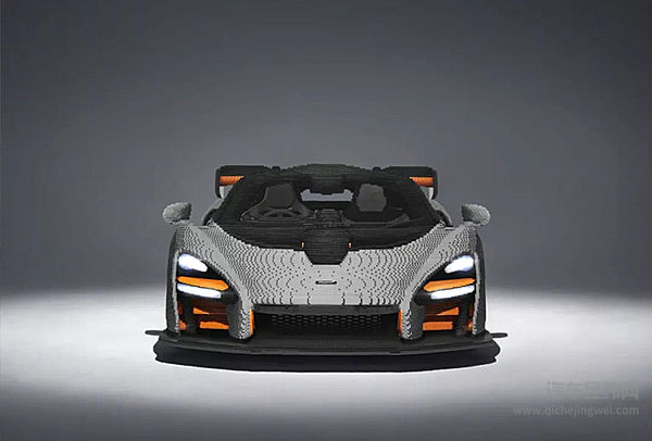 42人用了4935小时将一辆迈凯伦Senna进行了像素化