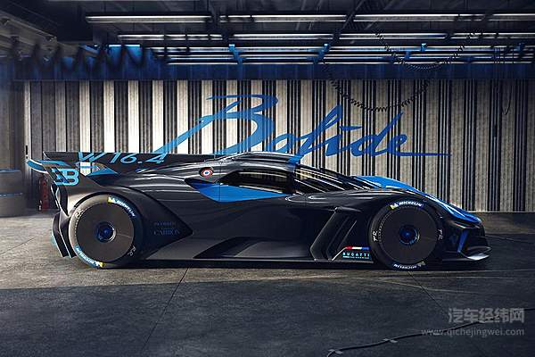 加倍的汽缸 布加迪Bolide带来加倍的快乐！