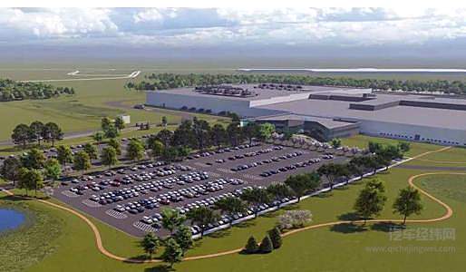 俄亥俄州洛兹敦的GM-LG Chem工厂渲染图