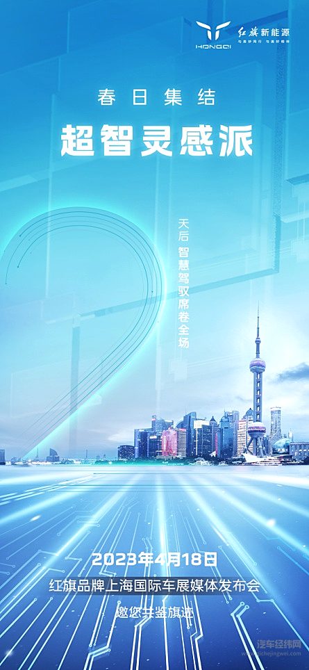 新架构与新产品齐发 红旗品牌即将亮相上海国际车展