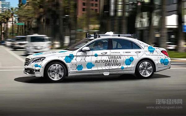 奔驰与博世合作的自动驾驶汽车