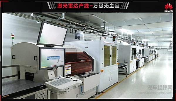 华为激光雷达产线