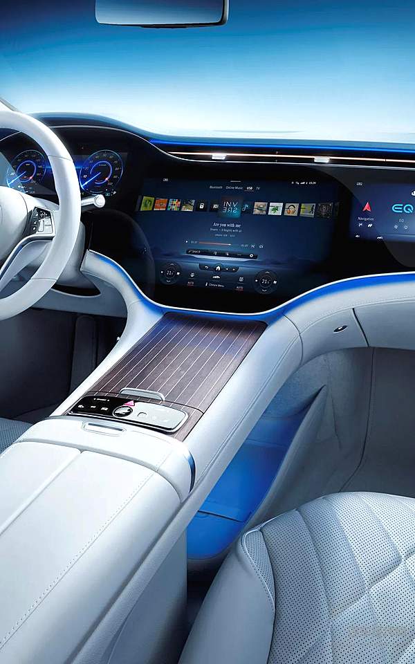 奔驰全新EQS内饰全球首发 多维度呈现全感官盛宴