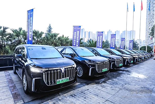 岚图汽车提供了全系多辆新能源汽车 为参赛导师、团队及嘉宾提供官方用车服务