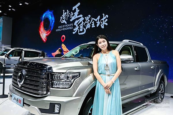 大型高性能豪华皮卡山海炮全球首秀 长城炮闪耀成都车展