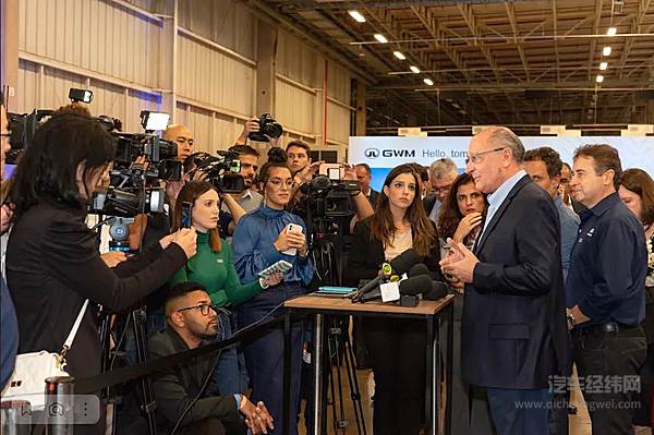 巴西副总统莅临长城汽车巴西新能源工厂 首座新能源工厂明年启动运营