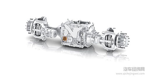 采埃孚商用车集成式电驱桥系统AxTrax 2