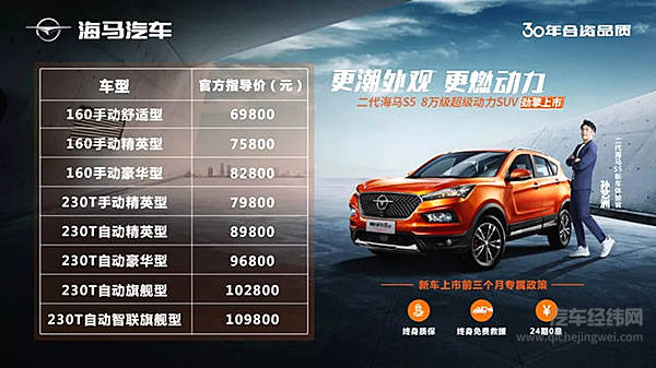 二代海马S5发布只用了10分钟 有实力的车不需要废话！