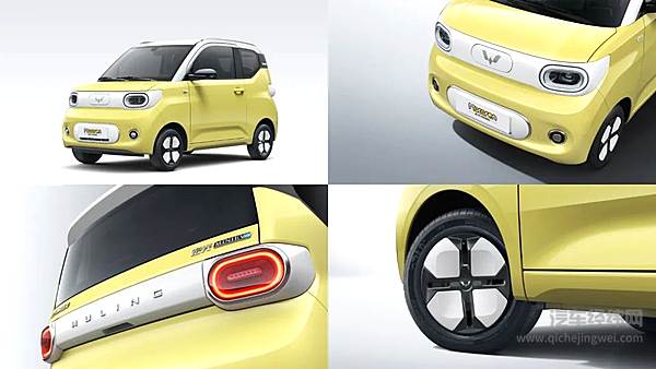 五菱汽车宏光MINIEV第三代马卡龙外观设计首次曝光