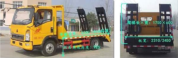 HOWO轻卡蓝牌“十吨王+王中王”平板运输车