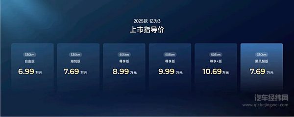 2025款钇为3全球上市 打造超质感潮美纯电车