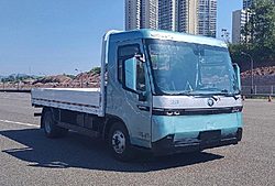 福田欧航欧马可Z 230kw 4X2 4.2米 栏板式纯电动轻卡载货车 (BJ1049EVJAB)140.41kwh