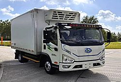 一汽解放輕卡虎6G 185kw 4X2 4.05米 純電動(dòng)冷藏車 (CA5046XLCP40L3BEVA85)132kwh