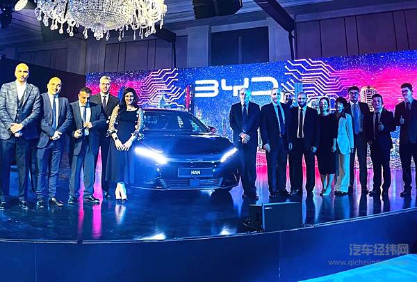 中东首站 比亚迪亮相约旦