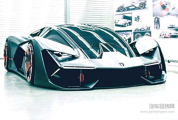 兰博基尼Terzo Millennio揭开神秘面纱 车身将成最大的电池