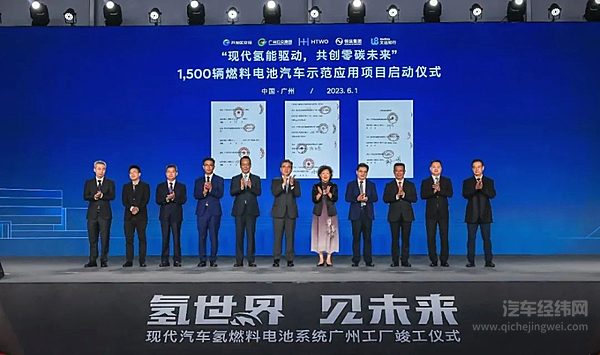 现代汽车集团氢燃料电池系统工厂“HTWO广州”正式竣工