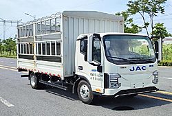 江淮帥鈴 100kw 4X2 4.15米 倉(cāng)柵式純電動(dòng)輕卡載貨車(chē) (HFC5041CCYEV14)63.75kwh