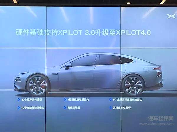小鹏P7 XPILOT 3.0硬件架构